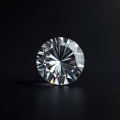 Sparkling Diamond on Black