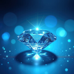 Sparkling Blue Diamond