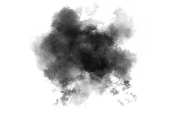 Png black ink cloud isolated on transparent background stock royalty free png