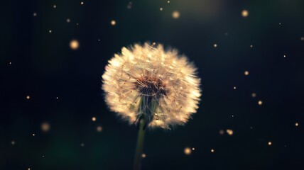 Golden light bokeh overlay, soft glowing orbs, transparent