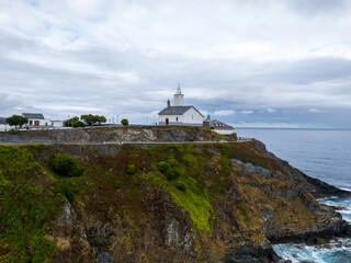 Faro de Luarca y puerto en la Comarca del Vald&eacute;s, Principado de Asturias