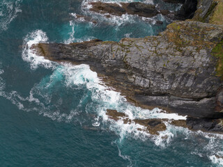 Faro de Luarca y puerto en la Comarca del Vald&eacute;s, Principado de Asturias