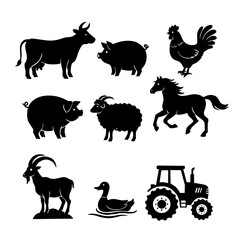 farm animals set