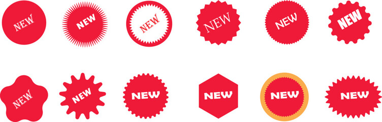 New Label Icon Collection .for Sale Promotion New Stickers.