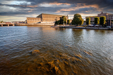 View of Stockholm from the central embankment