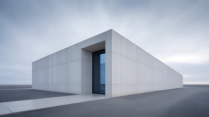 modern building with blue sky