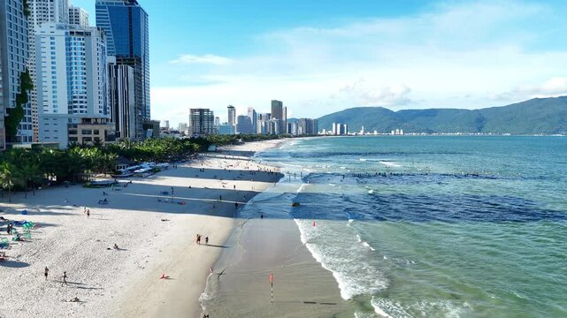 Coastal area of ​​Da Nang, Vietnam