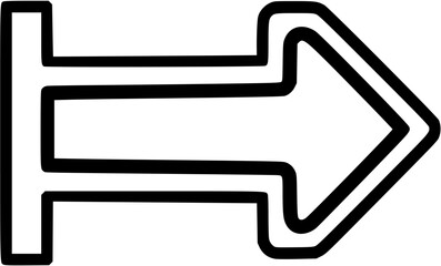 Direction sign vector illustration, wayfinding signage, travel direction icon, road sign design element
