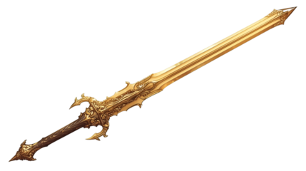 Pair of wooden chopsticks isolated on white background