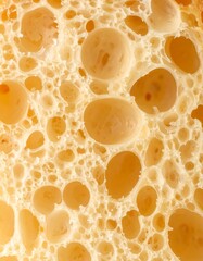 Close-up of bread's interior texture