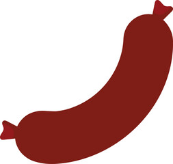 portuguese Chorizo sausage vector icon
