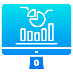 analytics glyph gradient