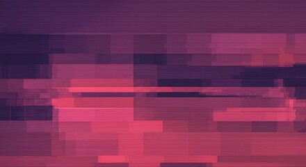 Glitch-style background featuring VHS-inspired grunge textures with noise and pixelation. Analog video errors create a retro pixelated digital backdrop. Vector illustration.