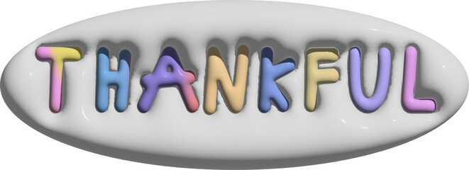 colorful word for thankful