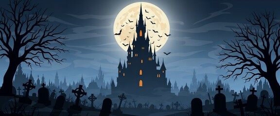 Vampire Castle Horizon Wallpaper