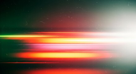 Abstract dark background with horizontal light streaks for modern design