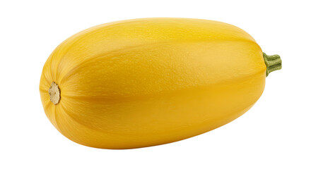 Fresh spaghetti squash isolated on white background