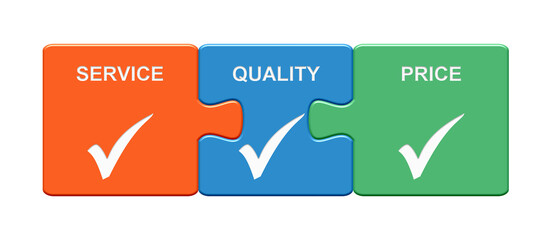 Bunte Puzzle Buttons: Service, Qualität, Preis