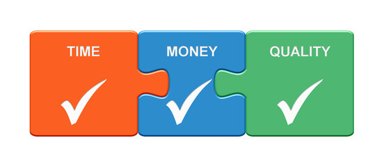 Bunte Puzzle Buttons: Zeit, Kosten, Qualität