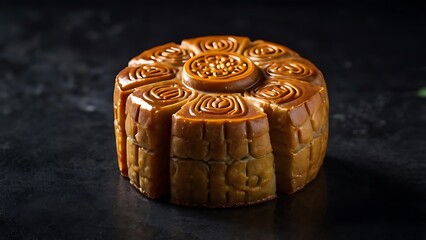 Delicious traditional Mid autumn dessert arrangement moon cake