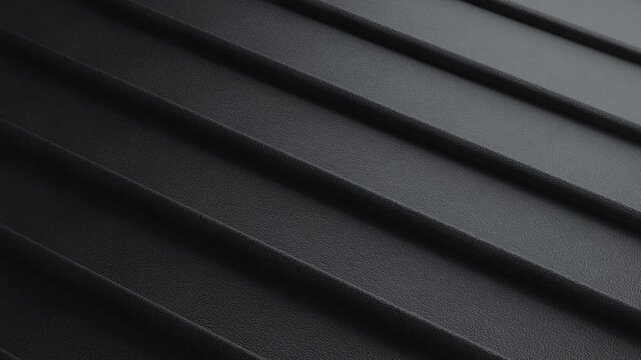 Close-up of a dark grey textured surface with parallel diagonal ridges, creating a repetitive pattern and industrial feel. The granular, pebbled texture adds depth and visual interest