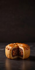 Delicious traditional Mid autumn dessert arrangement moon cake