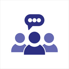 socializing icons. simple colored vector