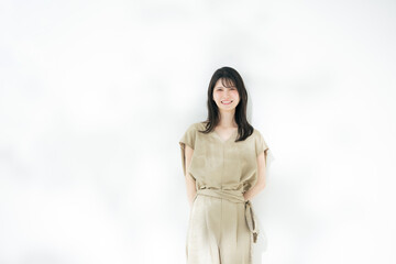 女性　笑顔