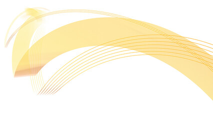 Luxury Golden Wave with Sparkling Glitter Particles – Elegant Abstract Design on Transparent Background