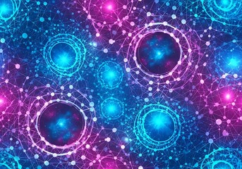 Interconnected Spheres in a Web of Light: An Abstract Representation of Complex Networks and cosmic connections