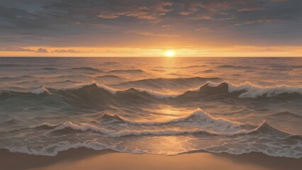 Beautiful ocean evening sun choices module dusk model creative