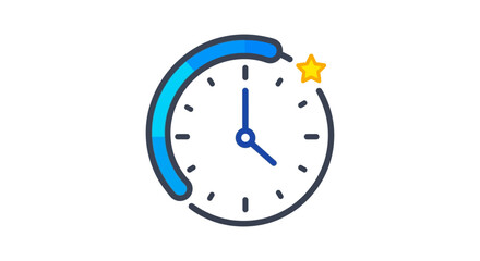 effective time management showing a clock face illustrating deadline achievement and task prioritization for project success ideal for business blogs