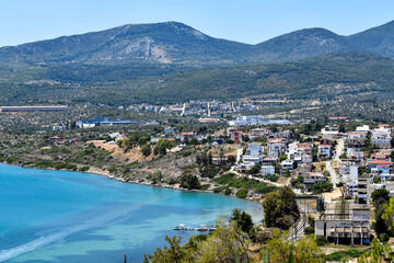 Obraz premium Chalkida auf der griechischen Insel Euböa