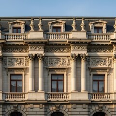 Obraz premium Ornate Historic Building Facade