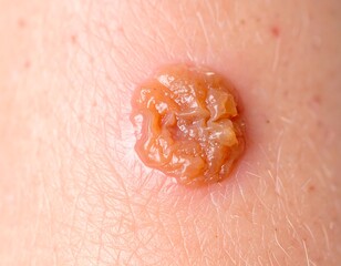 Fototapeta premium Close-up of skin lesion