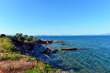 Mati, Stadtviertel der Kleinstadt Nea Makri in der Gemeinde Marathon, Griechenland
