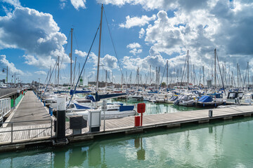 The yacht marina in Gosport