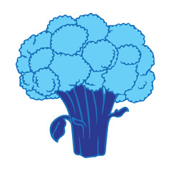 Stylized Blue Vegetable