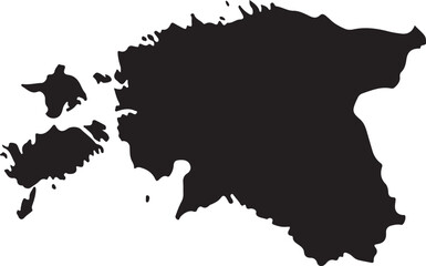 Map of Estonia 