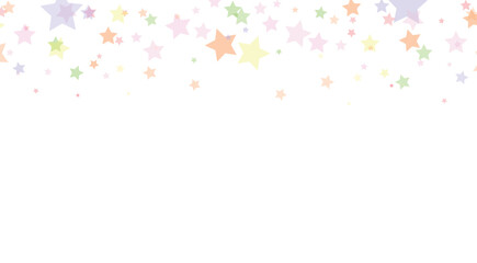 colorful with starconfetti frame background