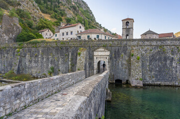Discovering the historic northern gate of Old Town Kotor in Montenegro's stunning landscapes