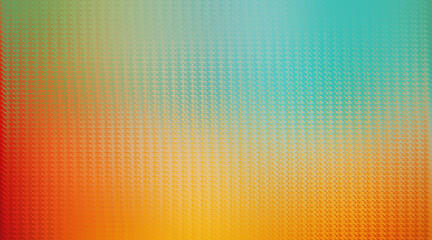 Abstract textured background with gradient of red, orange, yellow, and teal colors
