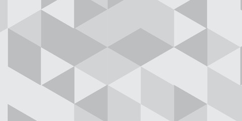 Modern triangle mosaic white Background. Overlap random vector element. Business polygonal texture. Abstract low polygon Geometric banner wall background. Seamless Abstract polygon.	