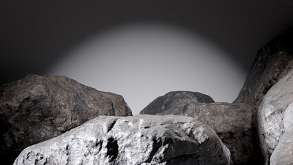 Podium pedestal showcase background