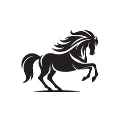 Horse Silhouette Logo Design