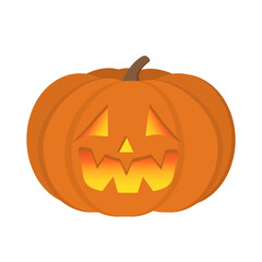 Halloween Emoticon Pumpkin