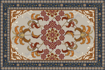 traditional modern style decoration carpet 