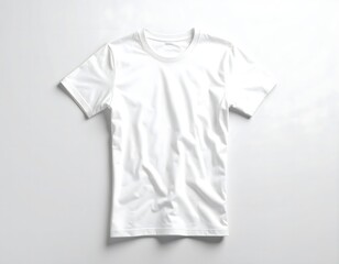 Blank White T-Shirt Mockup
