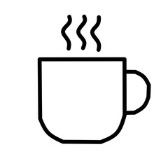 Coffee Cup Office Work Icon Flat Color Vector for Productivity Breaktime Employee Lifestyle and Workplace Design