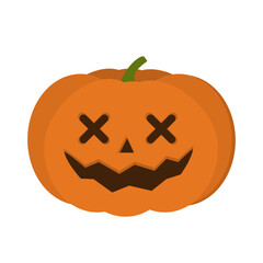 Halloween Emoticon Pumpkin